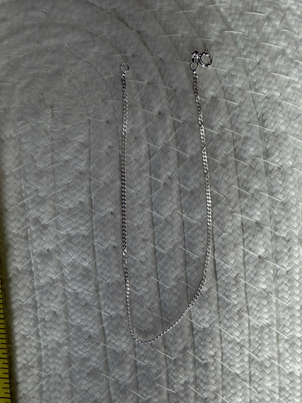 Sterling silver bracelet/anklet